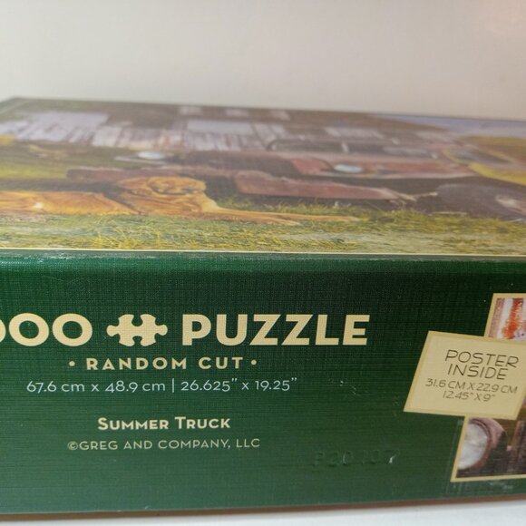 Cobble Hill Puzzle Company Summer Truck Puzzle: 1000 Pcs - Picture 4 of 7